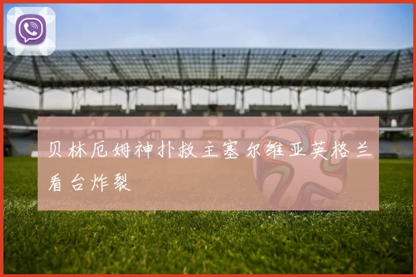 贝林厄姆神扑救主塞尔维亚英格兰看台炸裂